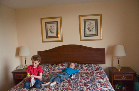 You can sit on a bed - Pigeon Forge, Tenn.